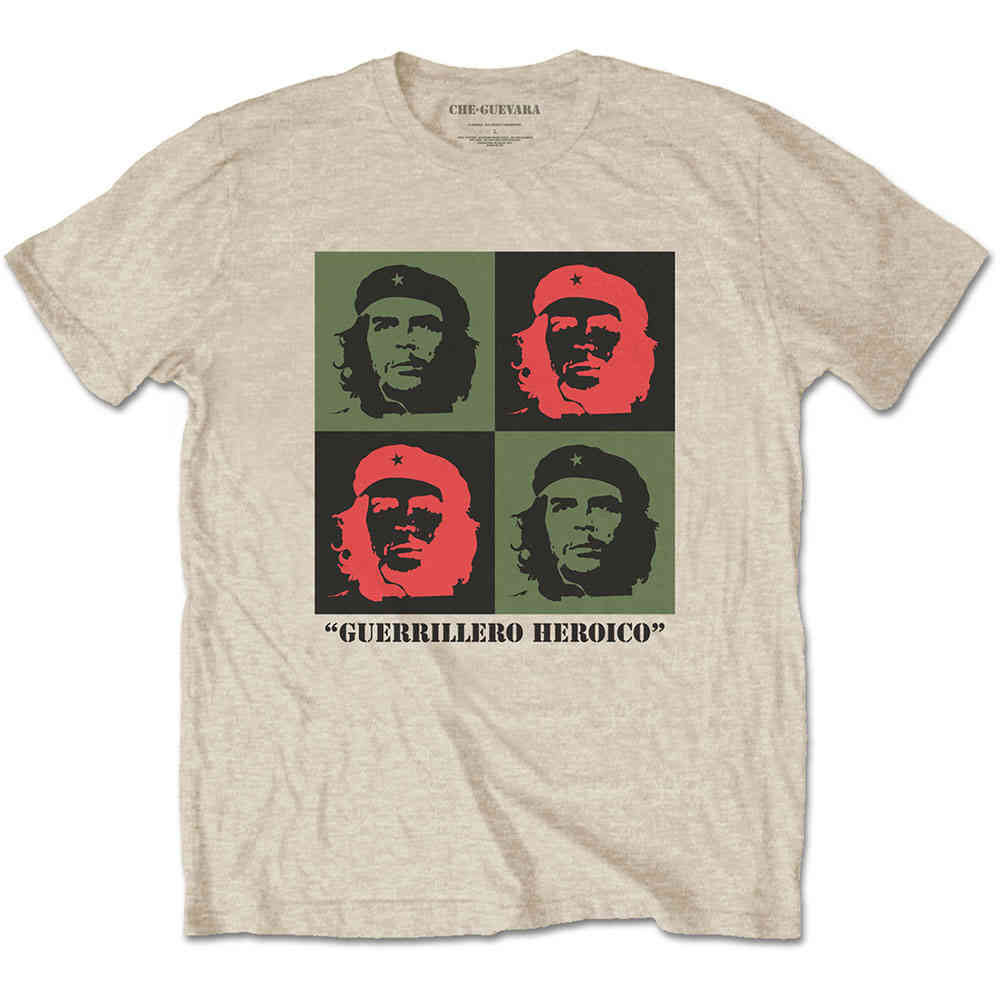 Che Guevara - Blocks Heren Tshirt - Creme